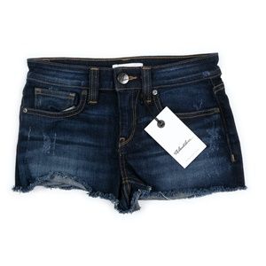 NEW RELENTLESS dark wash wash cutoff jean shorts size 26" waist